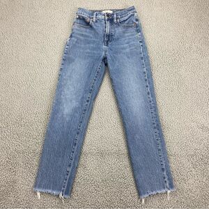 Madewell Women's The Perfect Vintage Raw Hem Ankle Jeans  | Size: 24